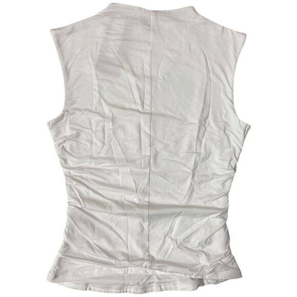 RM by Rebecca Minkoff Women's Soft Mock Neck Tank Top - White - Picture 2 of 2